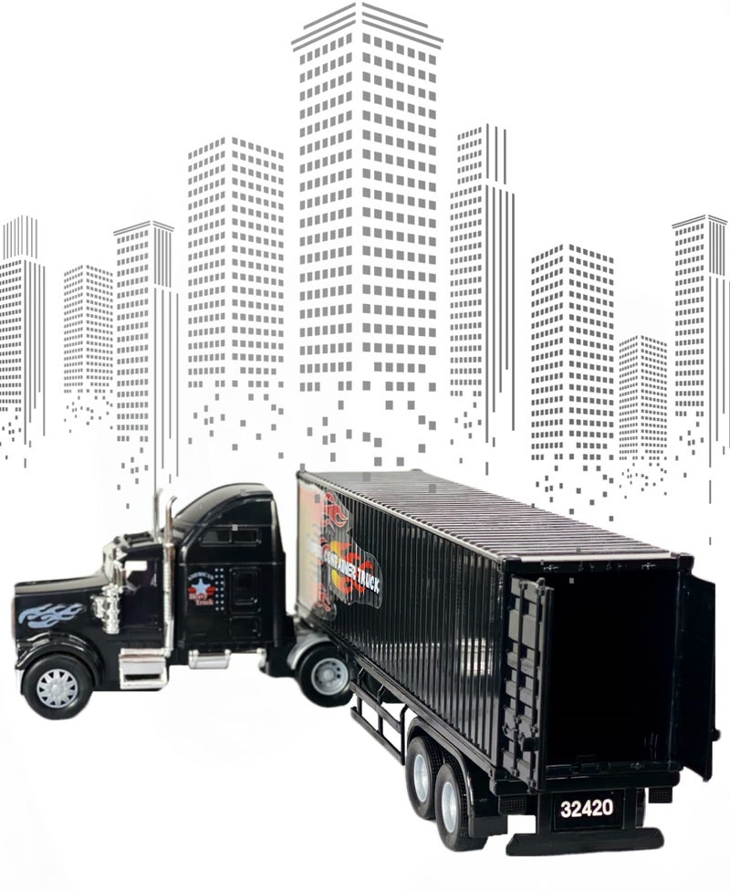 Big Daddy Heavy Duty Tractor Trailer Cargo Transporter with Cargo Hold - Image 1